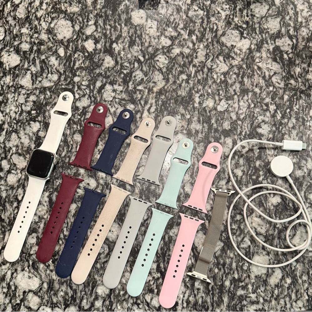 Apple Smartwatch with Multicolor Bands